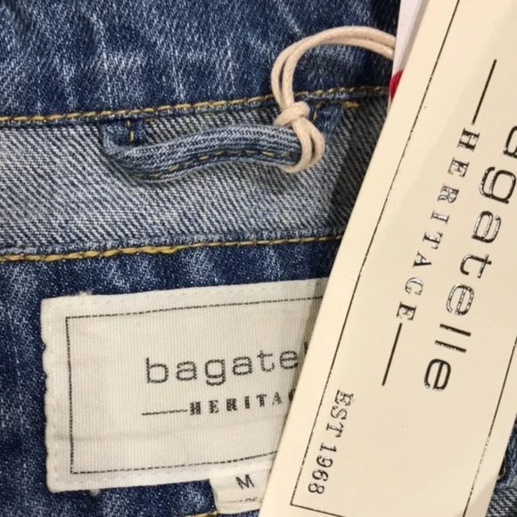 Bagatelle Embellished Oversized Denim Jacket - Picture 9 of 11